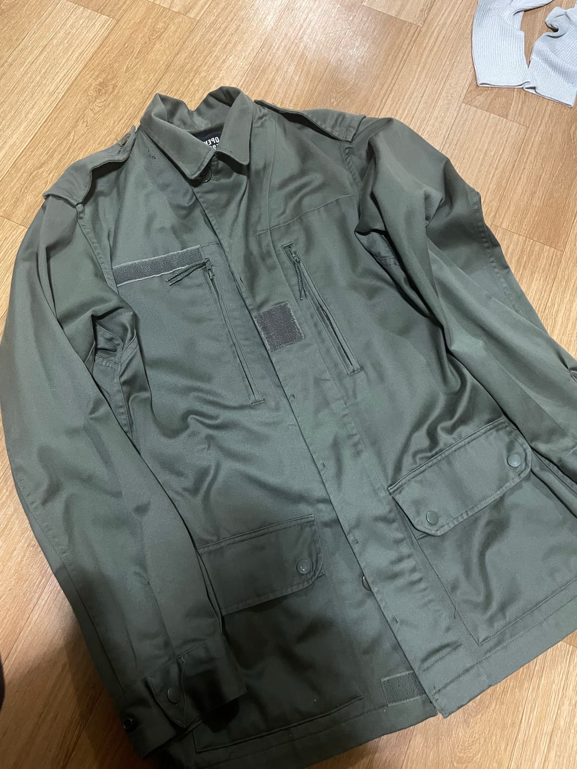 오프닝세레모니 밀리터리 아일렛 자켓 상품이미지1