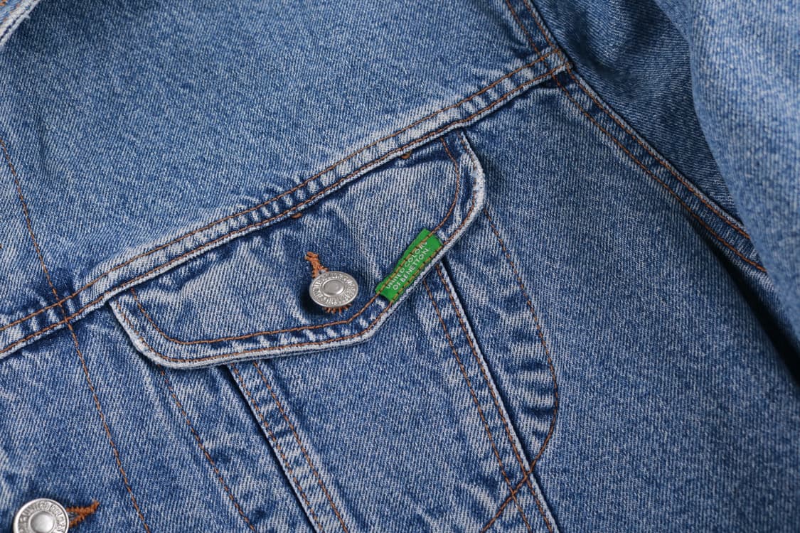 [M] 90's 베네통 트러커 데님자켓 상품이미지2