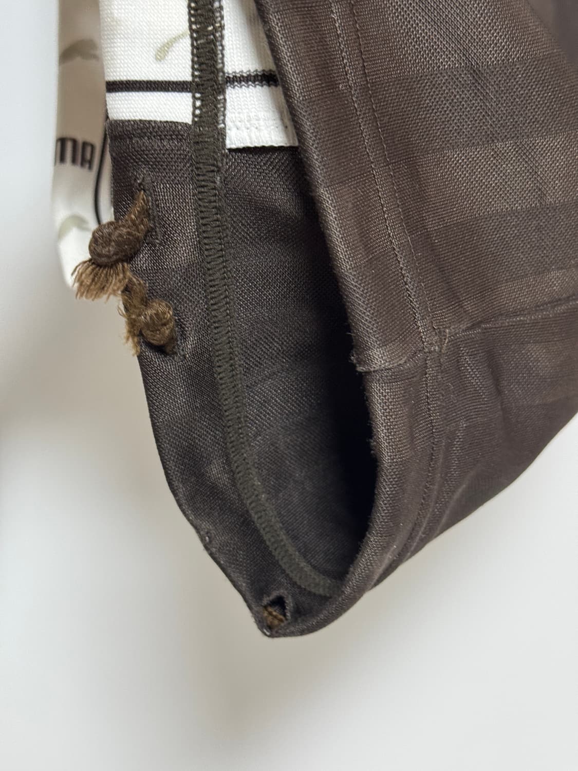 일본 푸마 와이드 브라운 트랙 팬츠 (허리 36-32) 상품이미지4