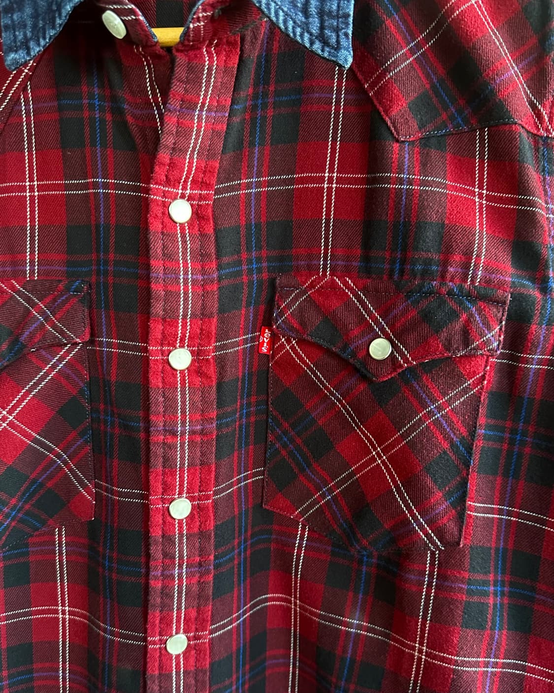 [S]리바이스 Levi's 타탄 체크 웨스턴 셔츠 상품이미지4