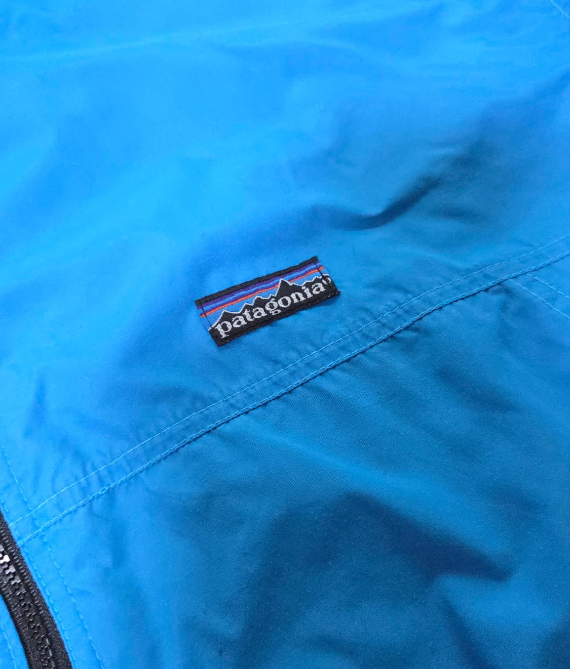 (L)파타고니아 Usa 80s 쉘드 신칠라 봄버 자켓 블루 하늘색  상품이미지3