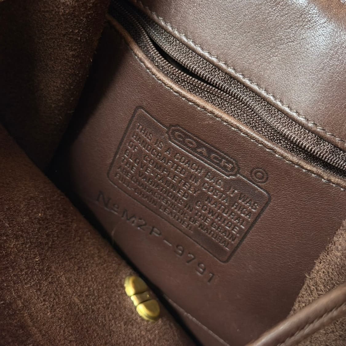 90‘s 올드코치 레더백팩 상품이미지5