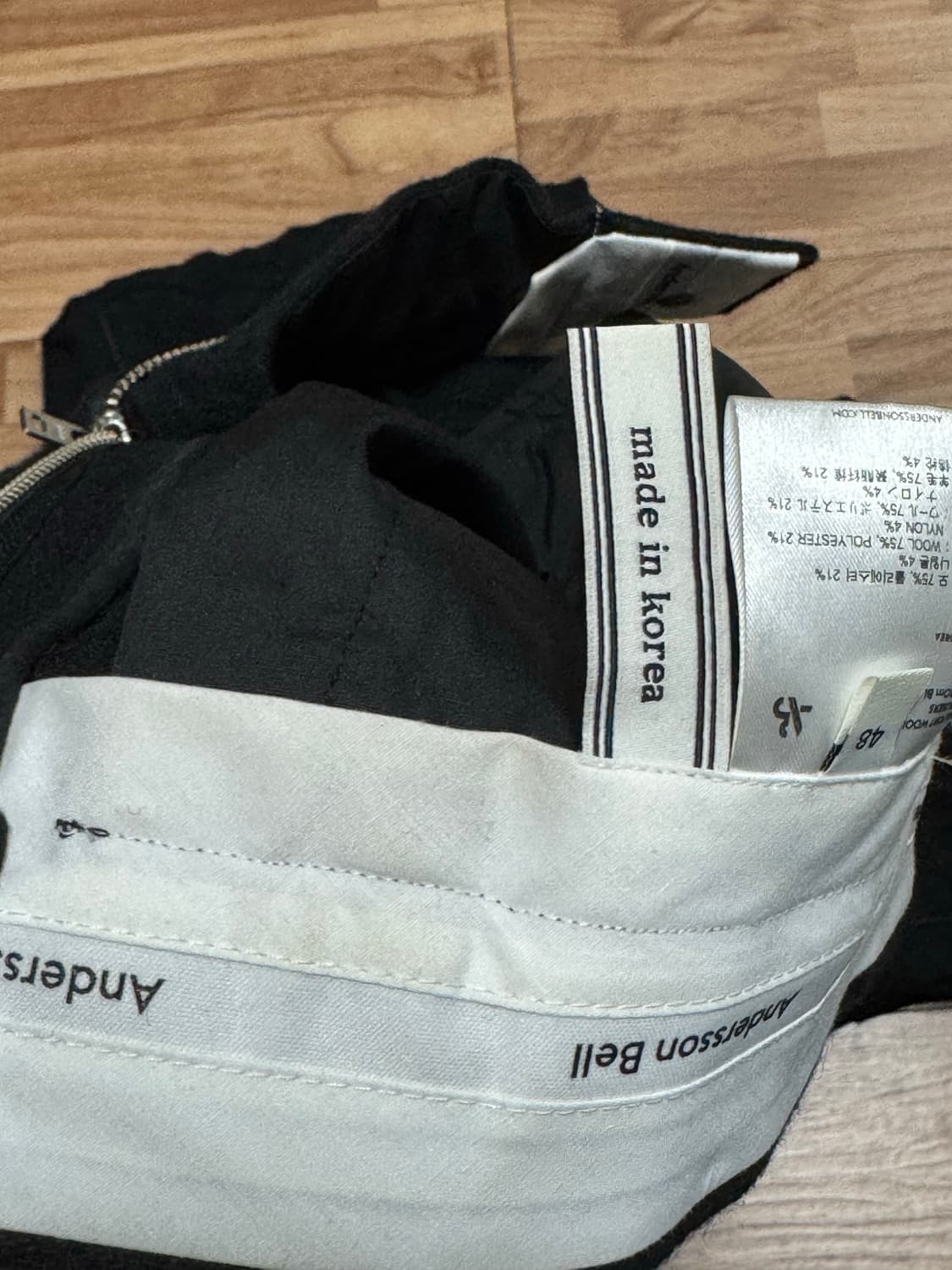 앤더슨벨 BELFORT 울 와이드 팬츠 48 상품이미지6