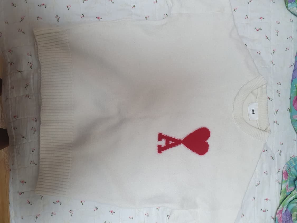 아미 인타르시아 빅하트 로고 니트 상품이미지2