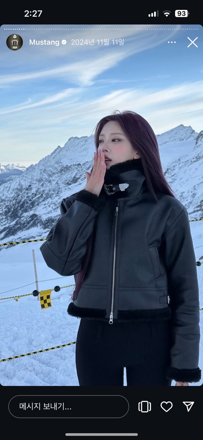 myuun 뮨 무스탕 상품이미지1