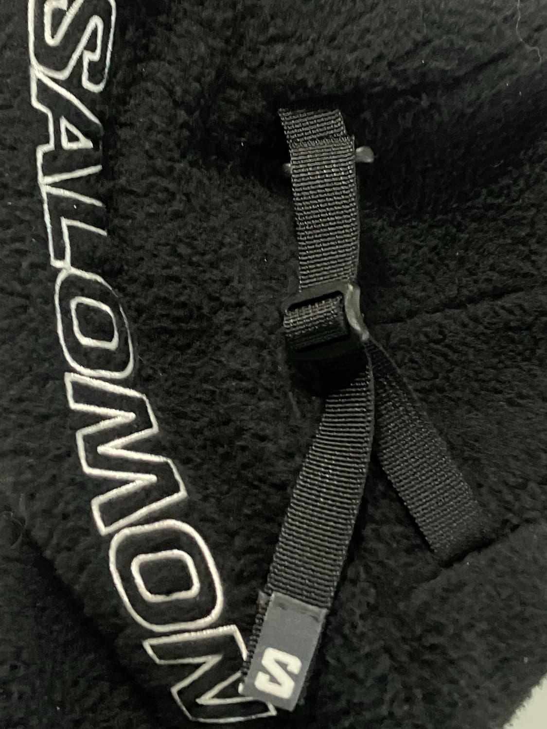 살로몬 플리스 플랩 트래퍼 햇 블랙 상품이미지4