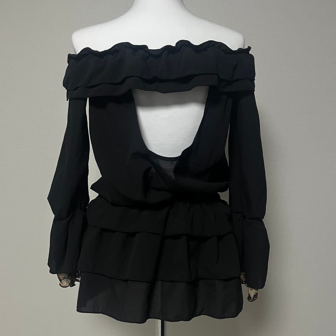 d.i.a 다이아 오프숄더 호피 갸루 원피스 상품이미지4