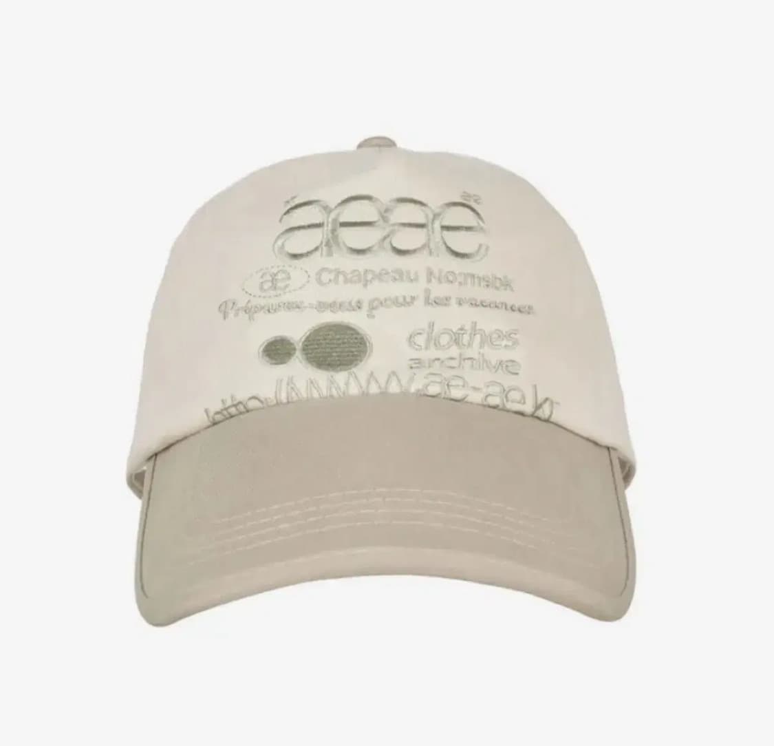 aeae 볼캡 카키 WEB LOGO 5 PANNEL BALL CAP 상품이미지1