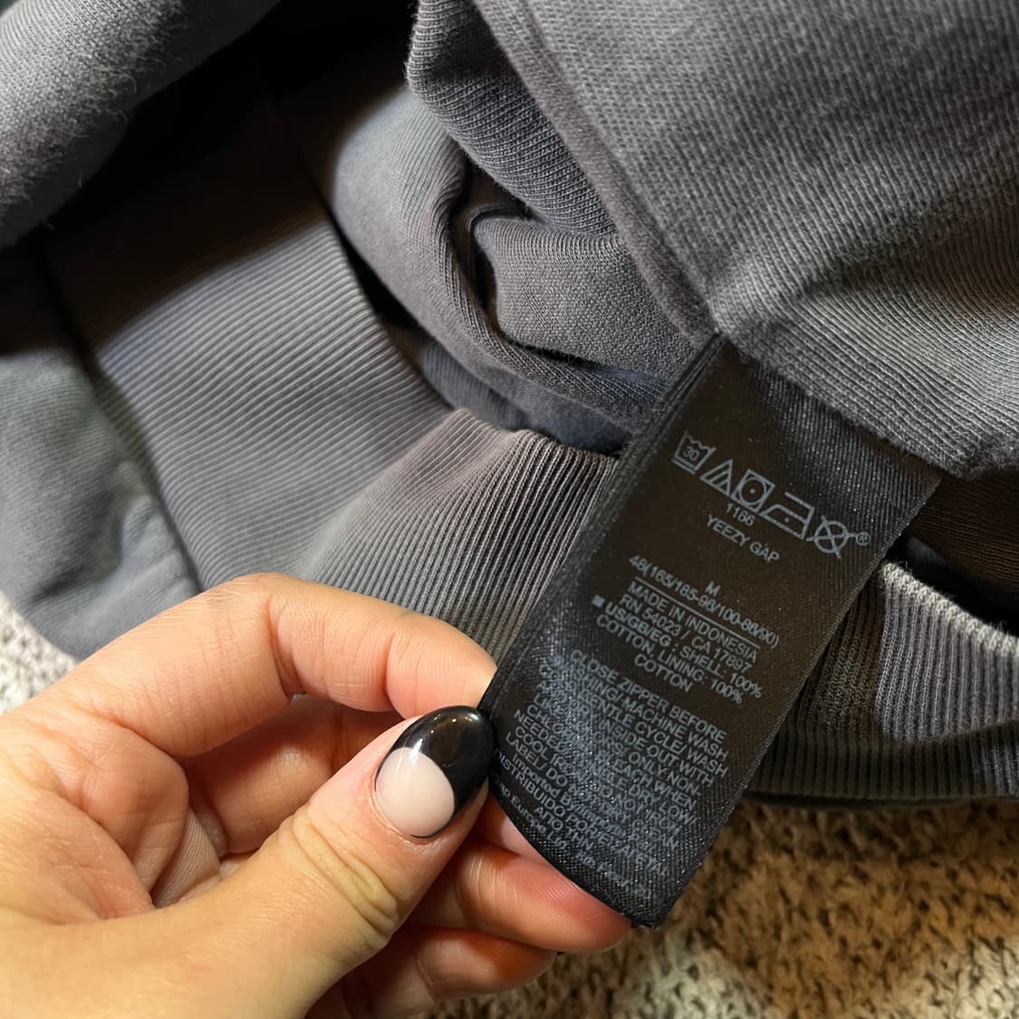 YZY 이지갭 후드집업 상품이미지3