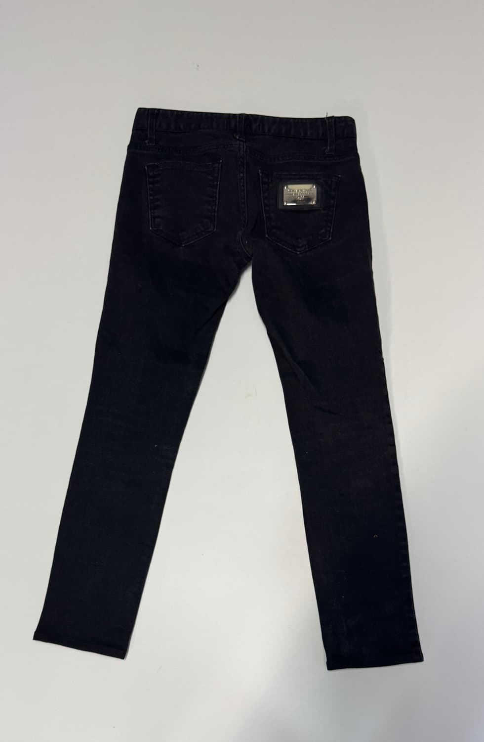 여성 돌체앤가바나 자물쇠 디테일 스키니 블랙 데님팬츠 29인치 상품이미지2