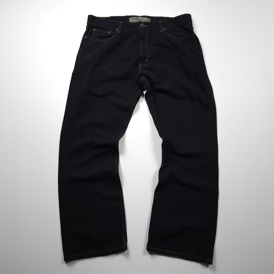 리바이스 527 로우 라이즈 부츠 흑청 팬츠 (XL) 상품이미지2