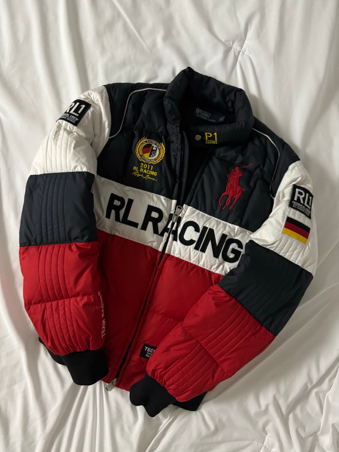 폴로 빅포니 레이싱 패딩 L 상품이미지1