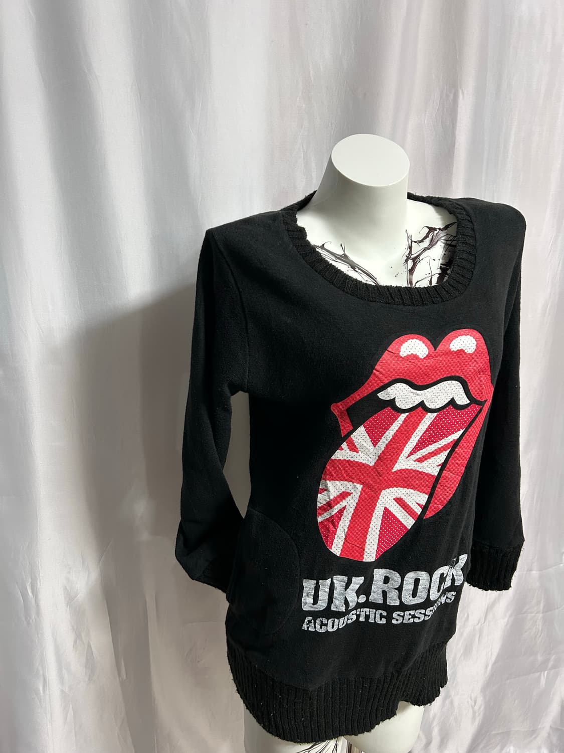 Rolling stones union jack punk sweater 상품이미지1