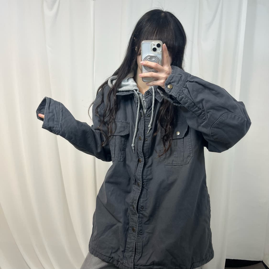 Dickies Charcoal Work Jacket 상품이미지2