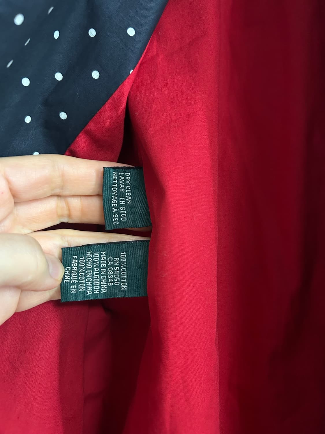 랄프로렌 도트 코트 상품이미지6