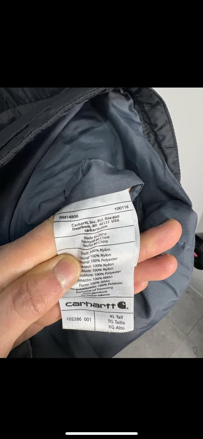 칼하트 길리엄 블랙 경량 베스트 자켓 H1962 상품이미지7