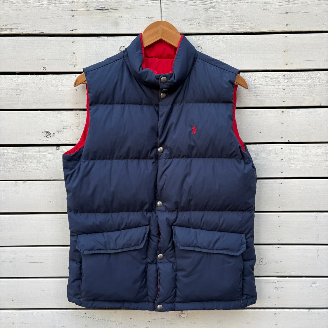 Polo 폴로 리버시블 양면 패딩 조끼 상품이미지1