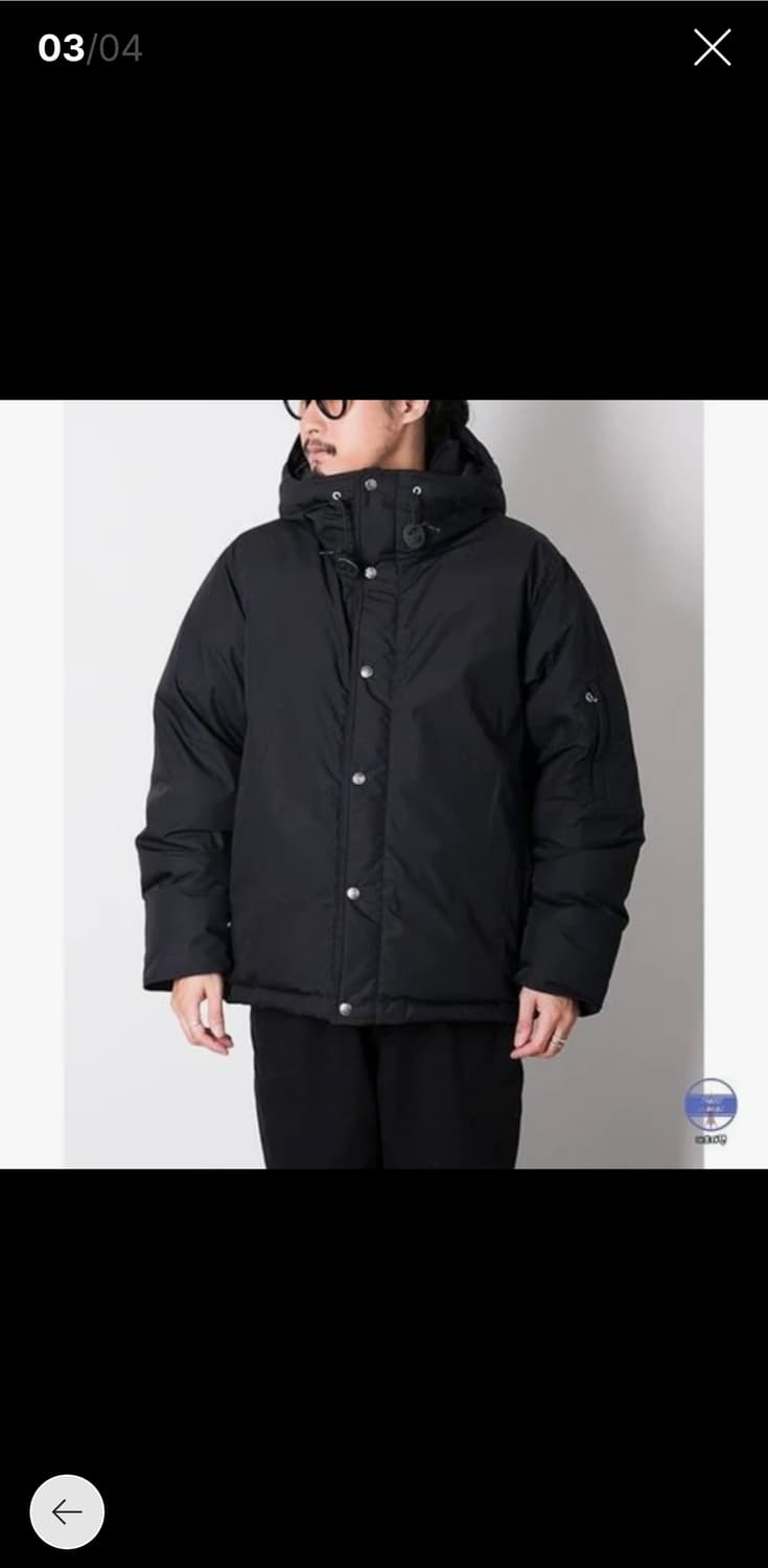 노스페이스 퍼플라벨 마운틴 숏 파카 나나미카 상품이미지2