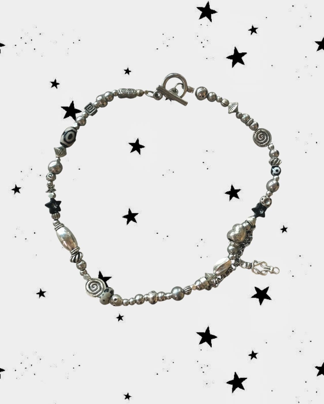 Noir silver necklace  상품이미지4