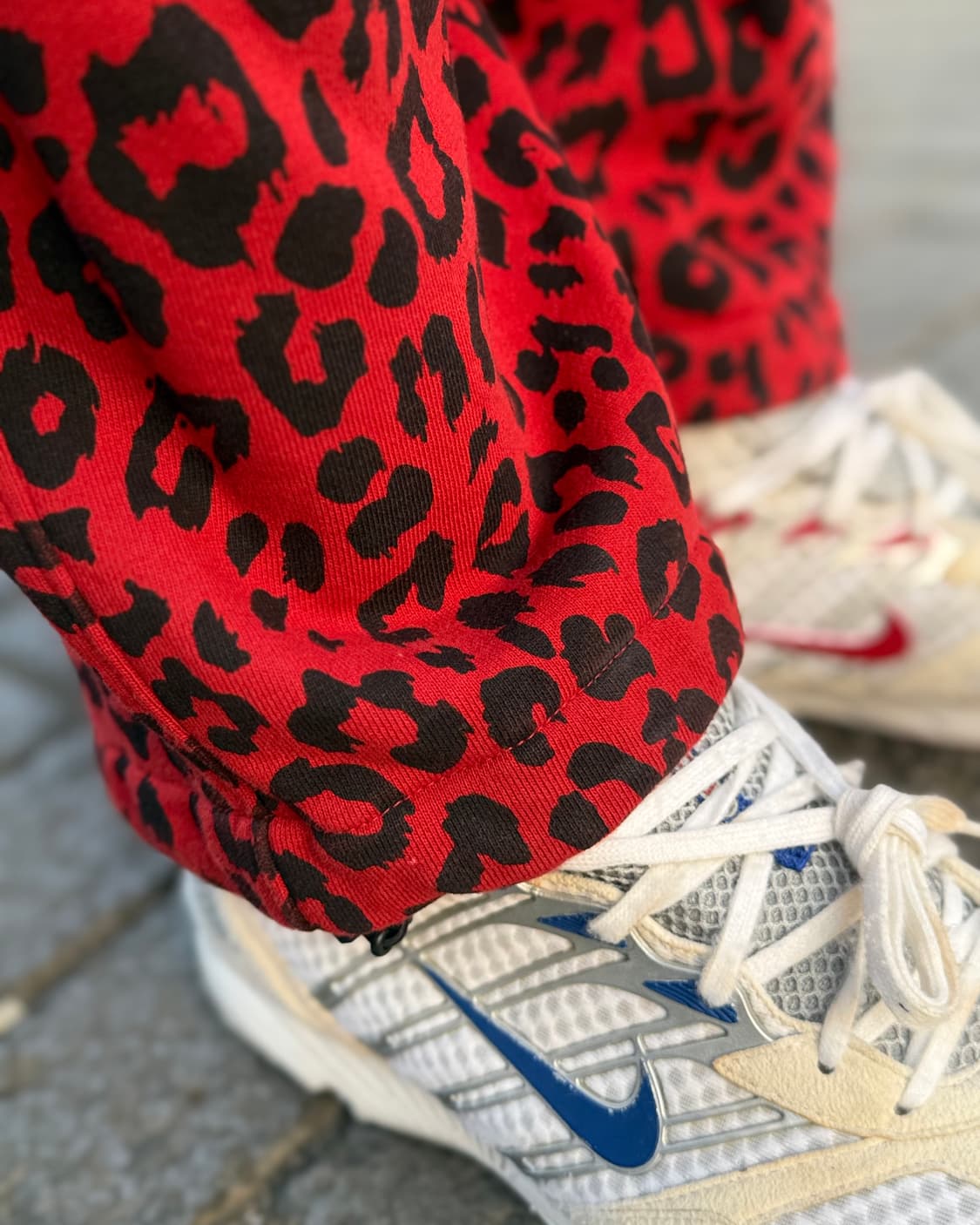 패치선데이 트랙 팬츠 레드 XL 상품이미지10