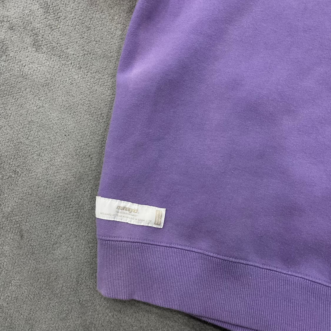 M 마하그리드 퍼플 맨투맨 티셔츠 상품이미지6