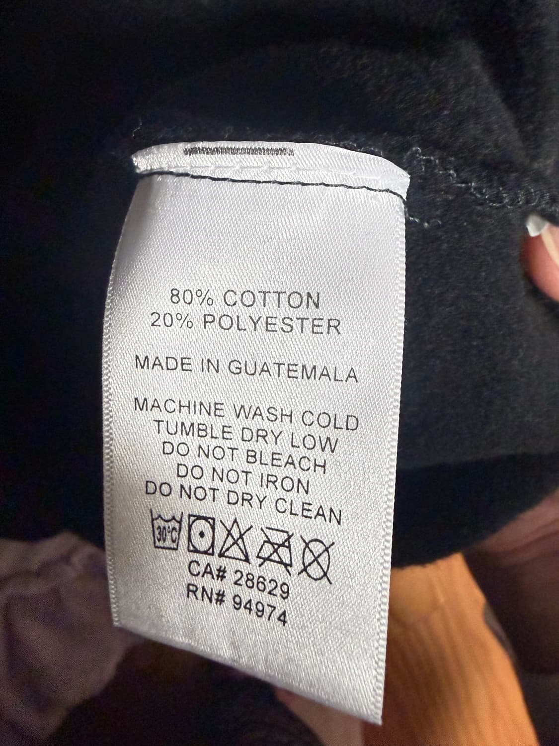 스투시 크라운 후드 블랙 m 상품이미지4