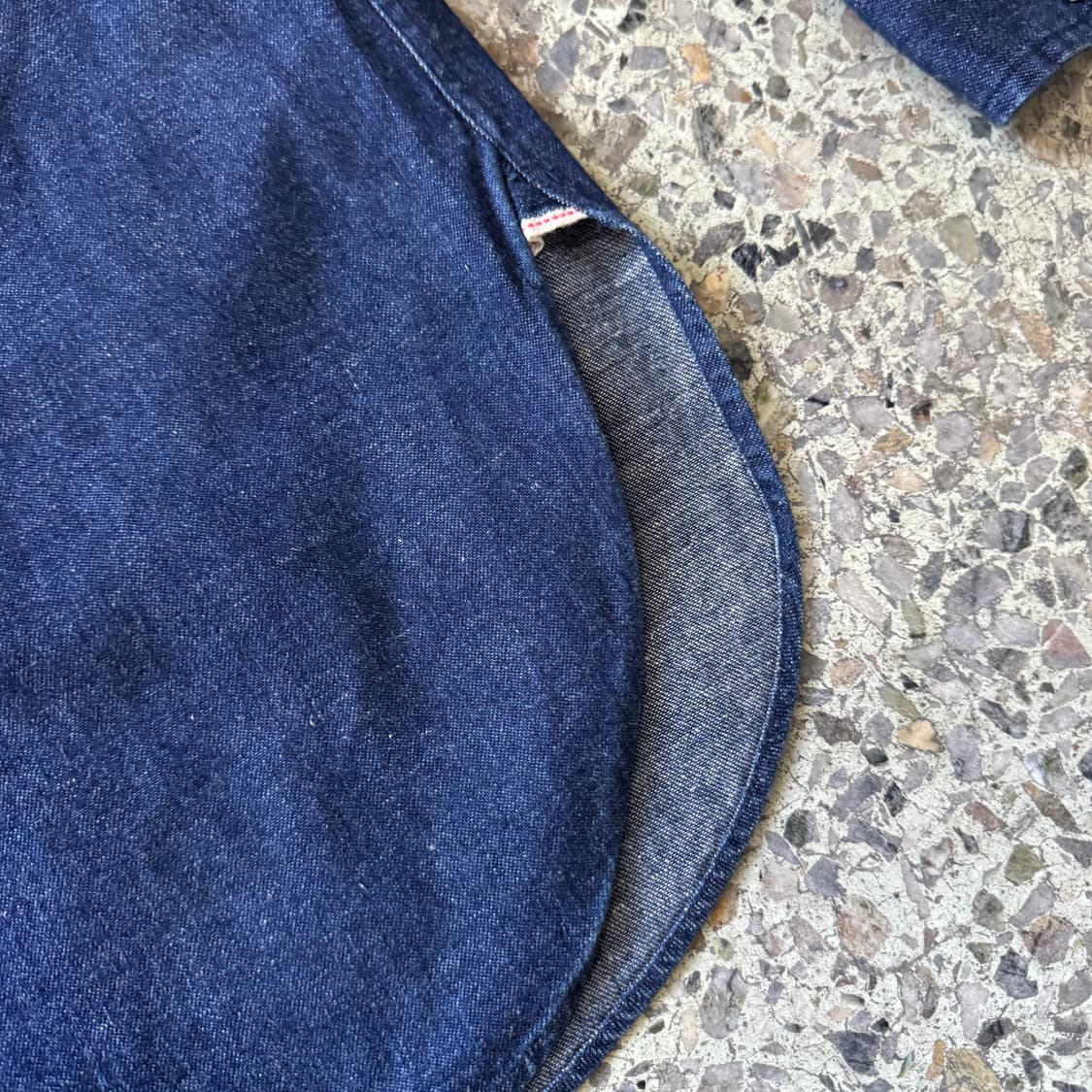 [M~L] RRL 더블알엘 웨스턴 셀비지 데님 셔츠 상품이미지7