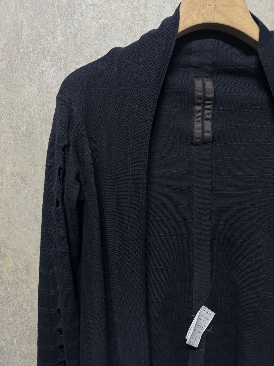 M / Rick Owens 릭오웬스 펀칭 가디건 상품이미지3