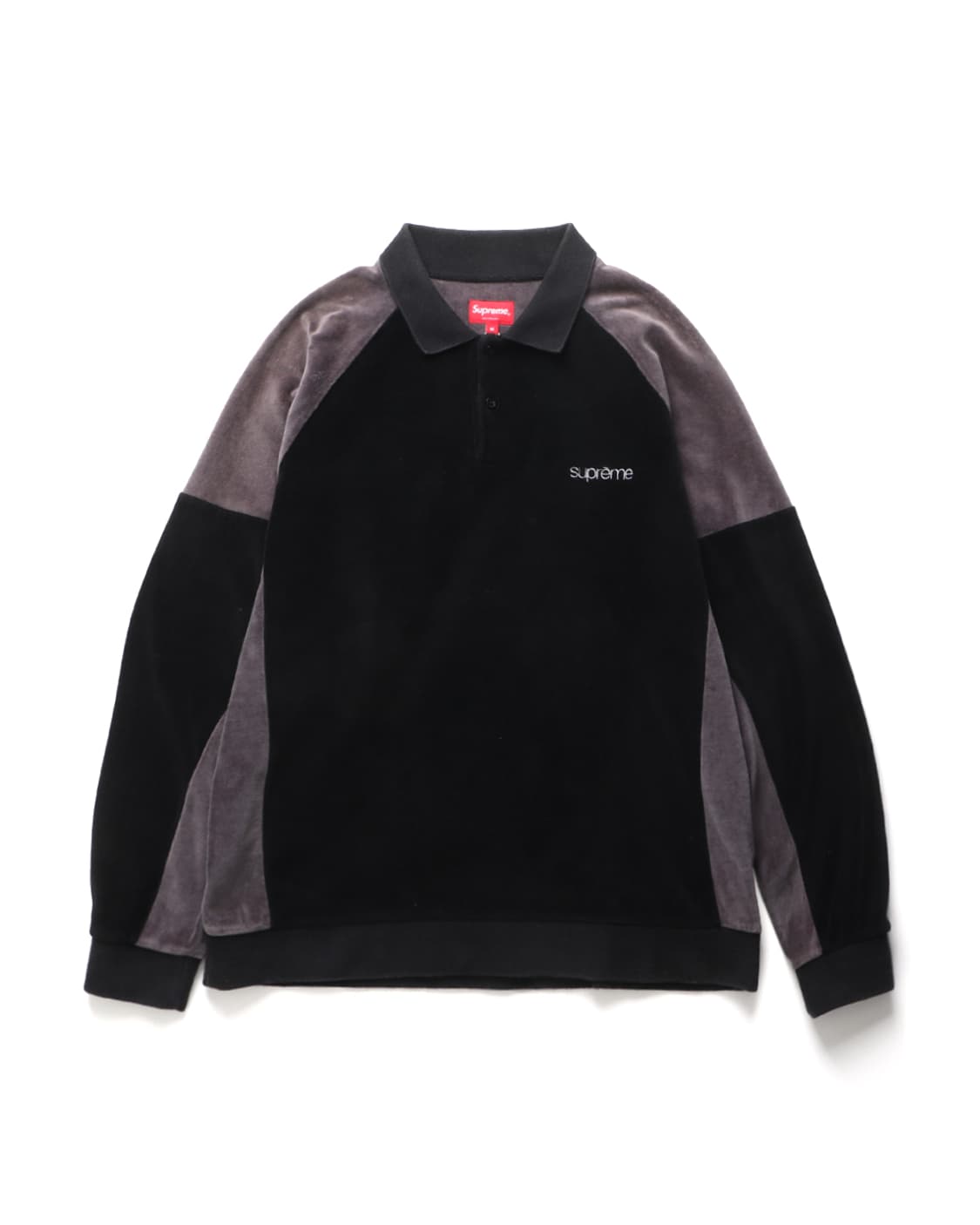 슈프림 SupremePaneled Velour L/S Polo 상품이미지1