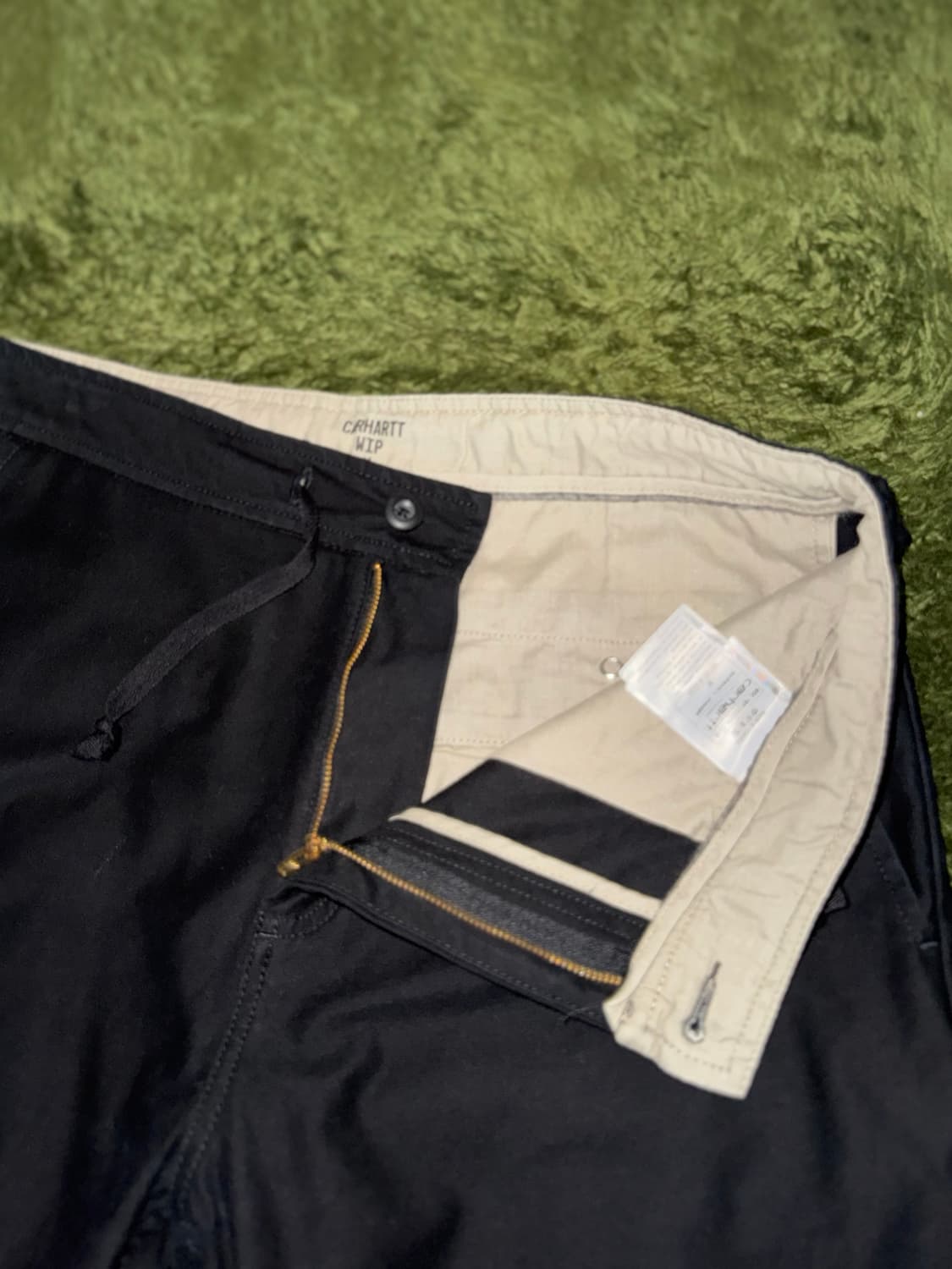 [M] 칼하트 WIP Marshall 마샬 코튼 조거 팬츠 블랙 상품이미지3