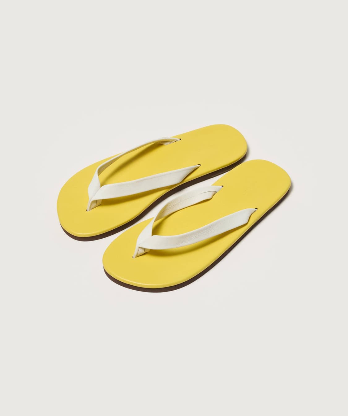 Auralee 소프트 레더 플립플랍 상품이미지1