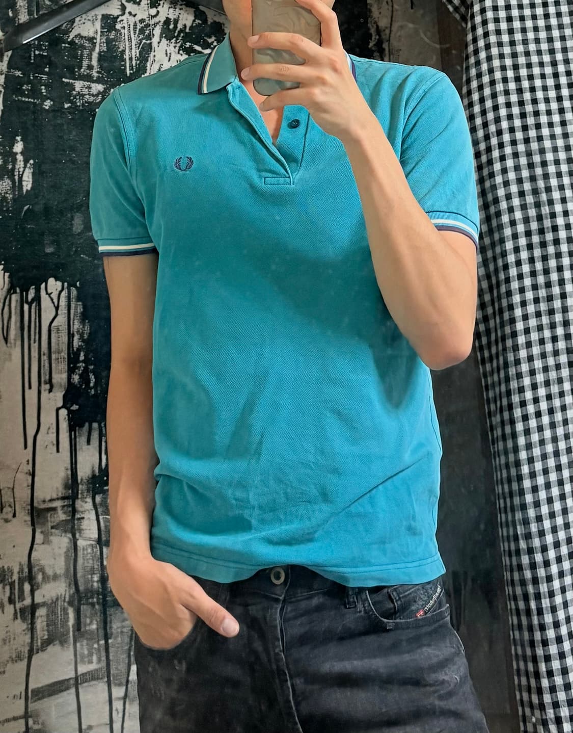 Fred Perry  half t-shirt  상품이미지4