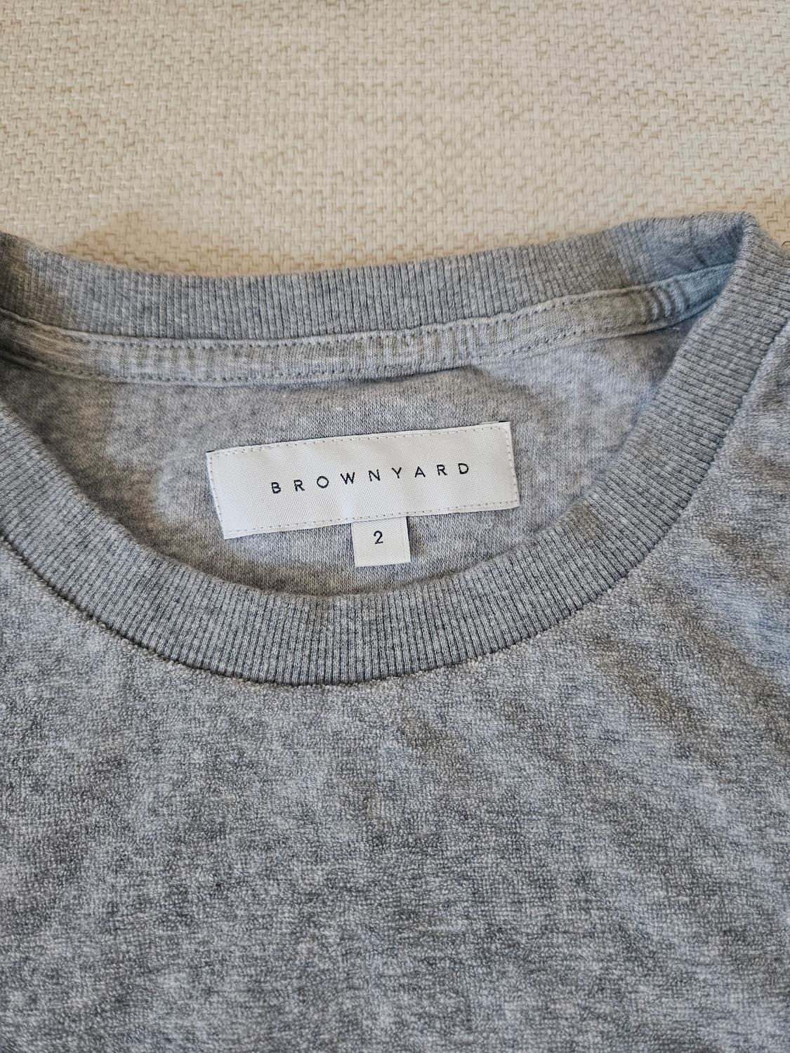 브라운야드 테리티셔츠 2사이즈 상품이미지2
