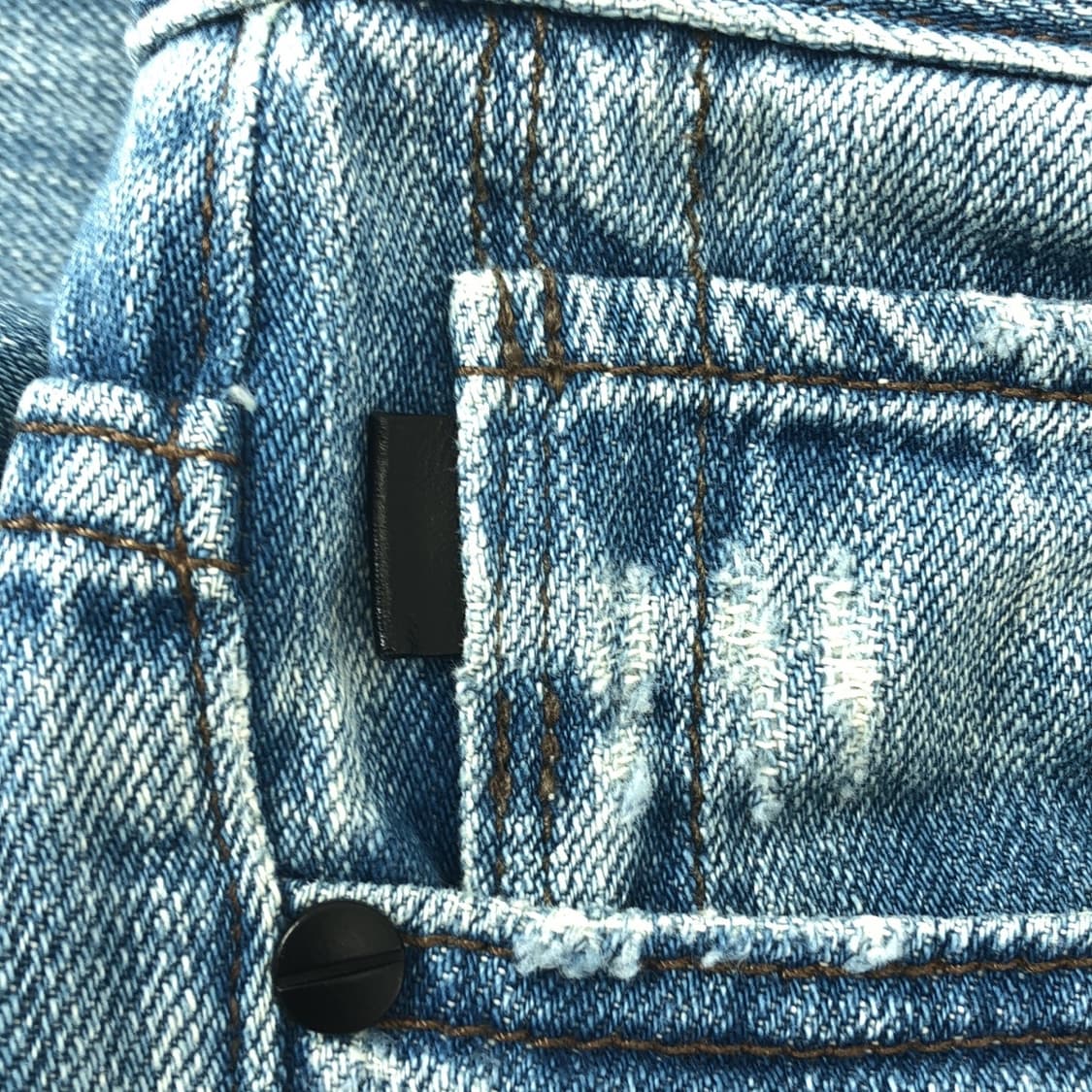 헬무트랭 인디고 워시드 부츠컷 데님팬츠 상품이미지8