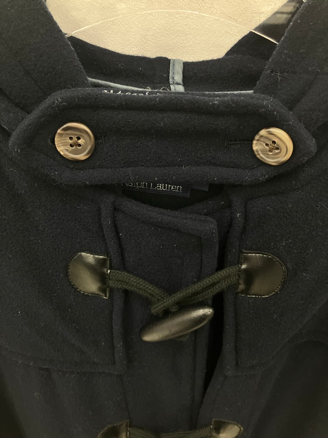 폴로 랄프로렌 네이비 더플 코트 S 상품이미지5