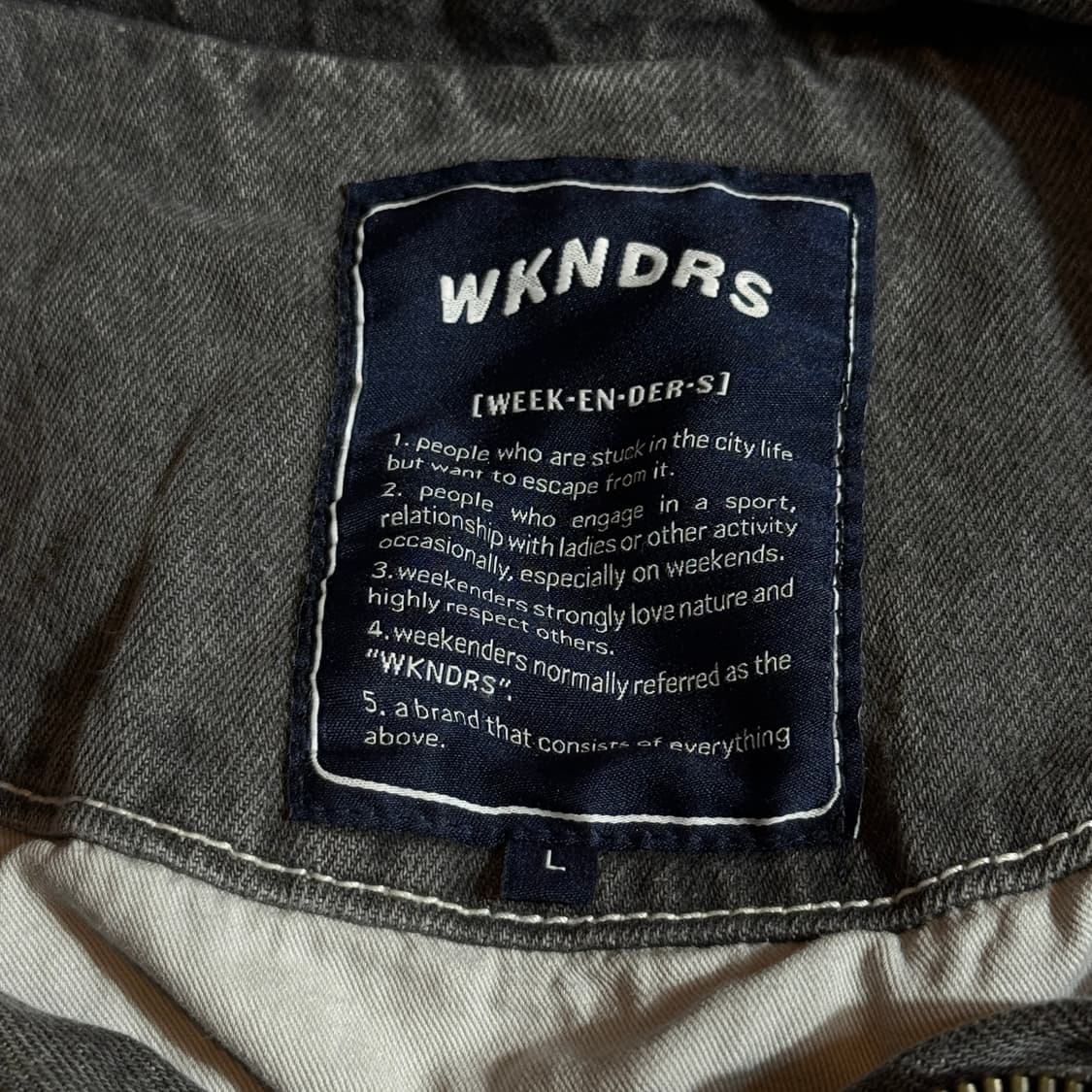 빈티지 블랙 흑청 자켓 상품이미지4