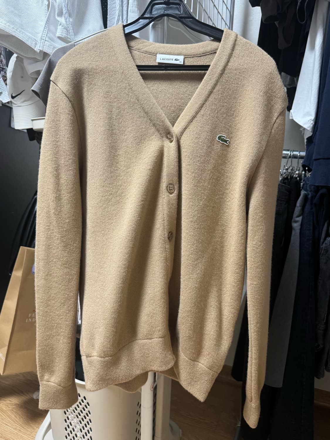 라코스테 브라운 가디건 상품이미지2