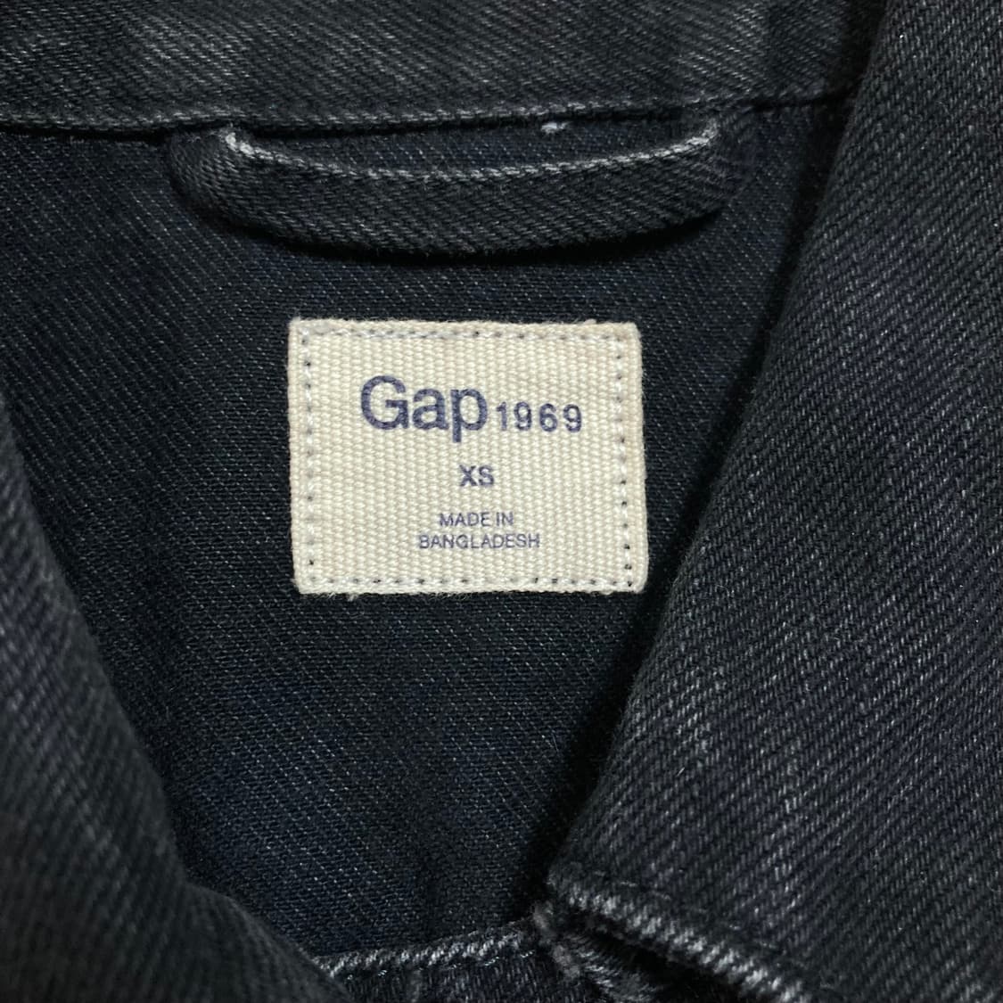 GAP 흑청 데님 자켓 상품이미지3