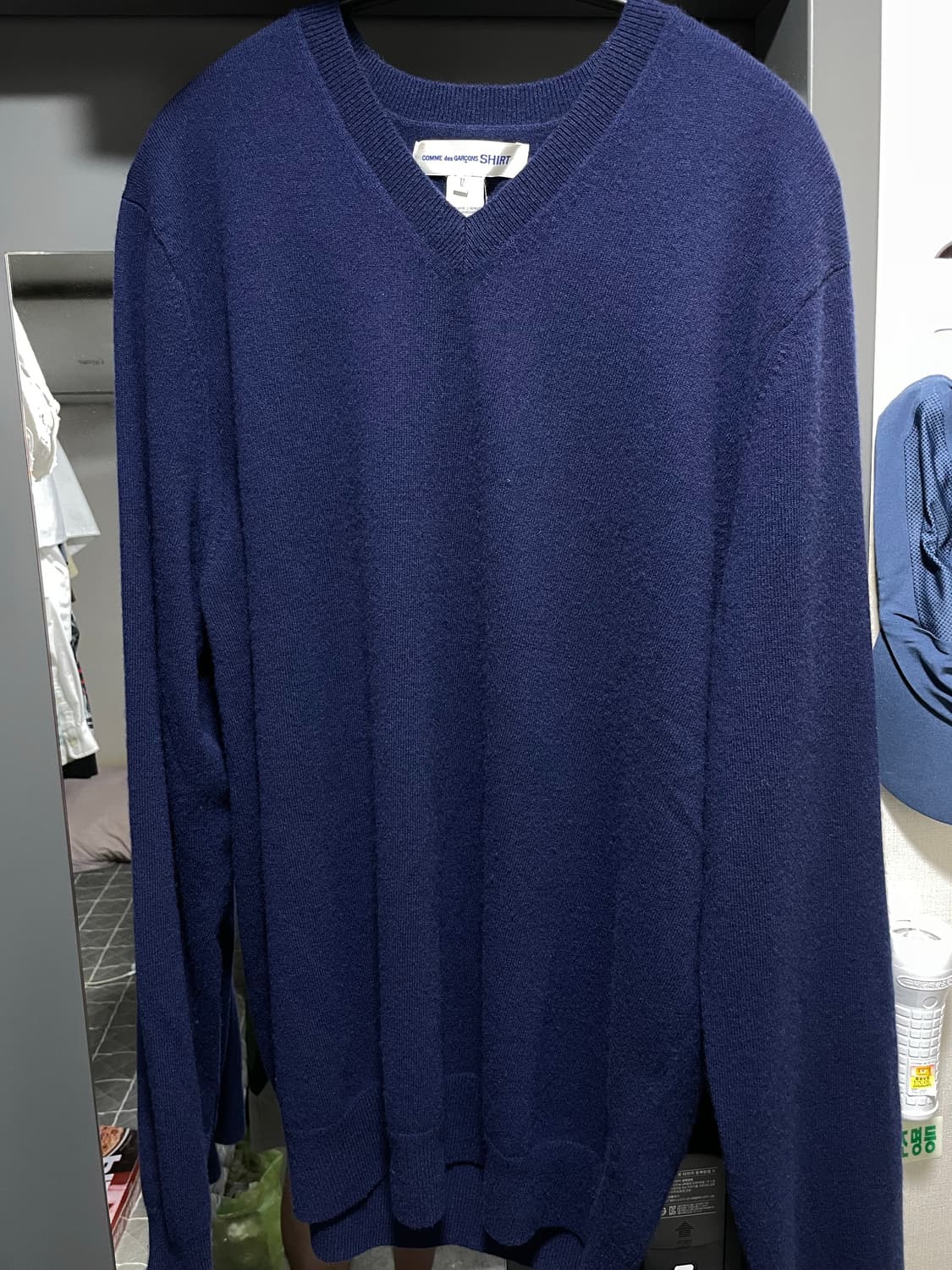 꼼데가르송셔츠 브이넥 풀오버 니트 상품이미지2