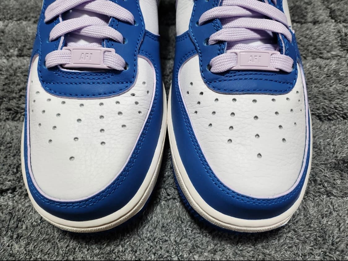 나이키 에어포스1 미드 블루 화이트 상품이미지5