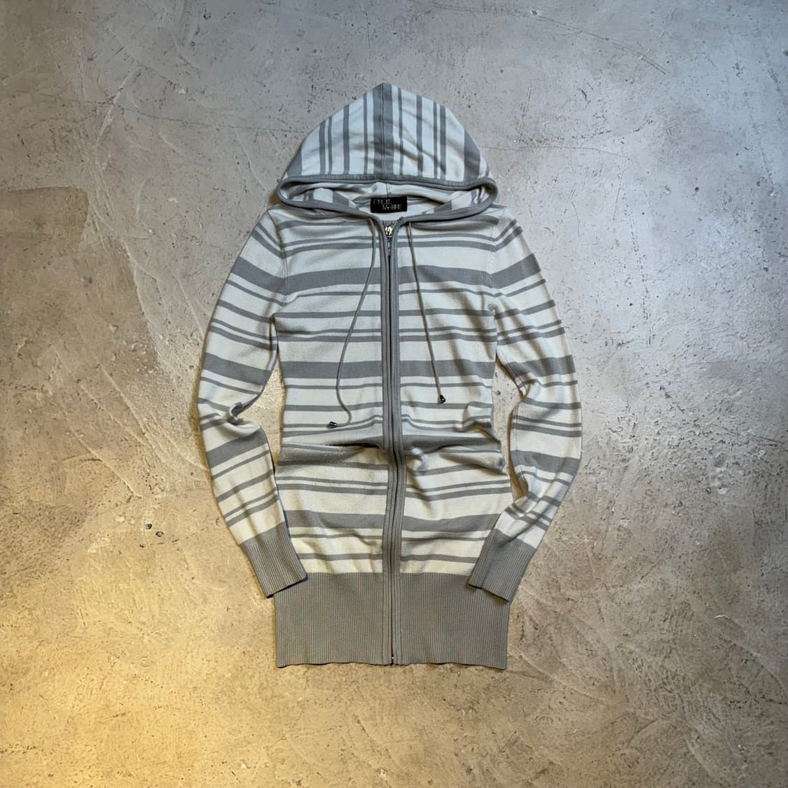 Cecil Mcbee 스트라이프 후드 원피스 집업 상품이미지2