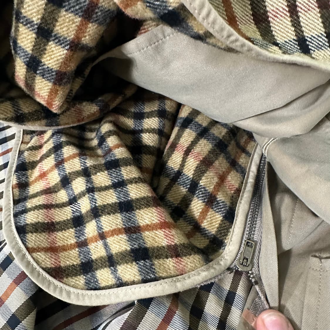 M 닥스 베이지 나그랑 롱 더블 트렌치코트 상품이미지6