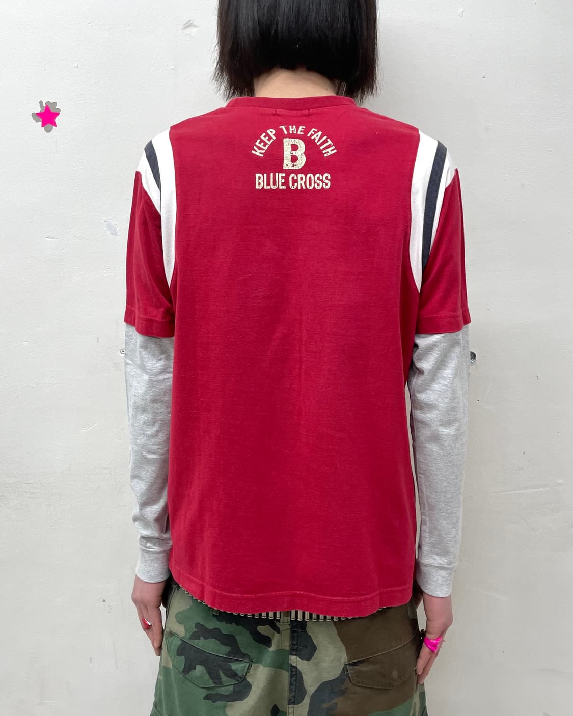  Blue Cross Skeleton Stadium Long Sleeve 상품이미지2