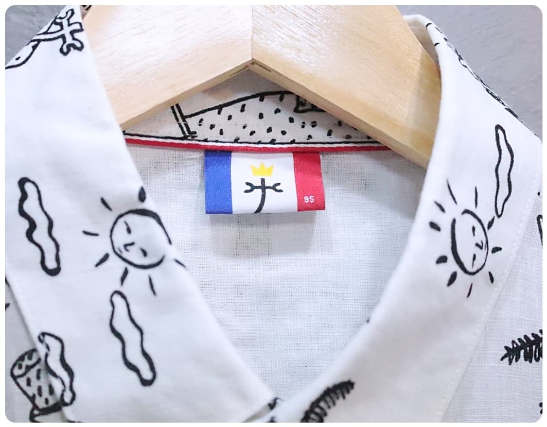[95] 까스텔바작 썸머 아트웍 린넨 반팔 셔츠 상품이미지7