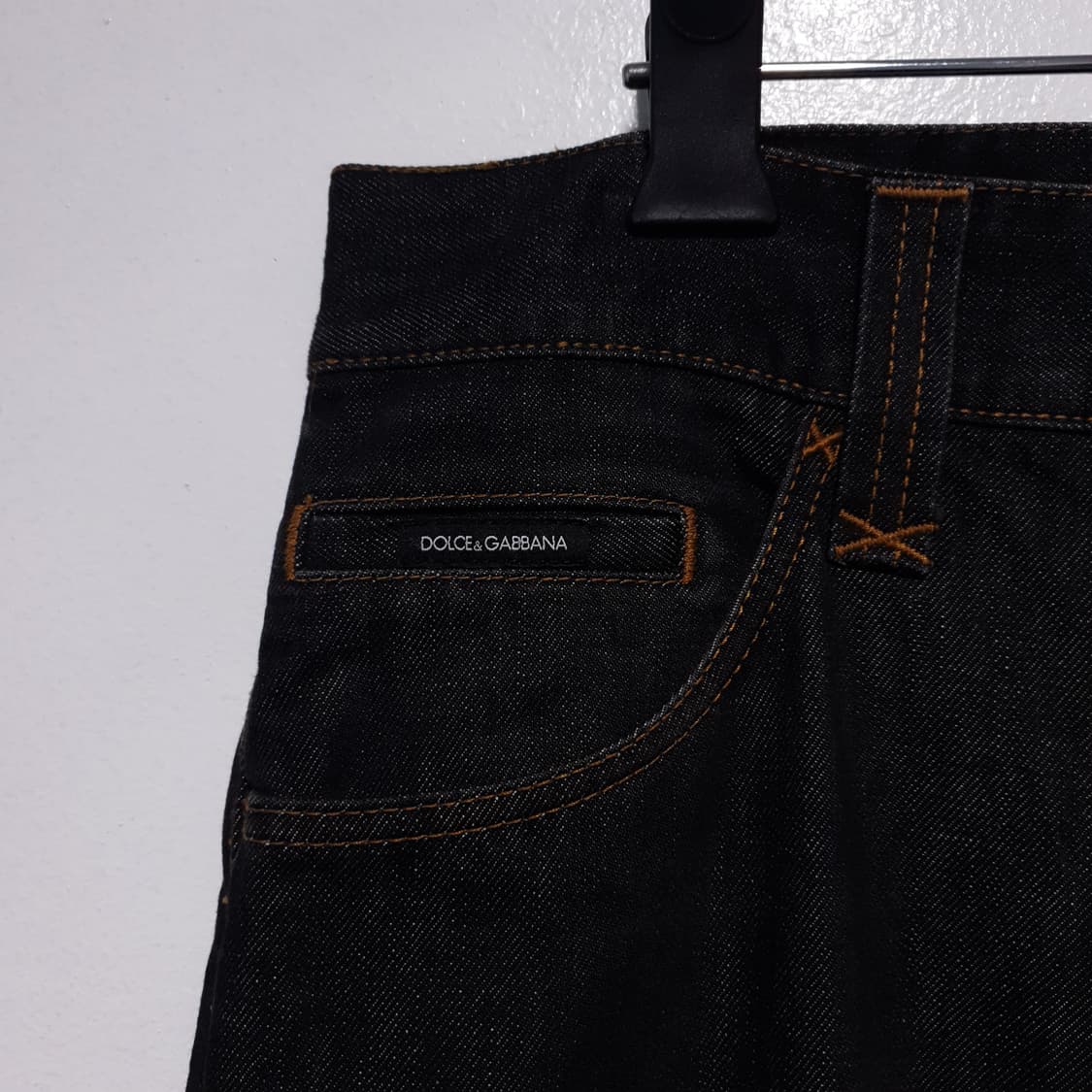 돌체앤가바나 실버 플레이트 DG 인디고 생지 12 데님 팬츠 청바지 44 상품이미지3