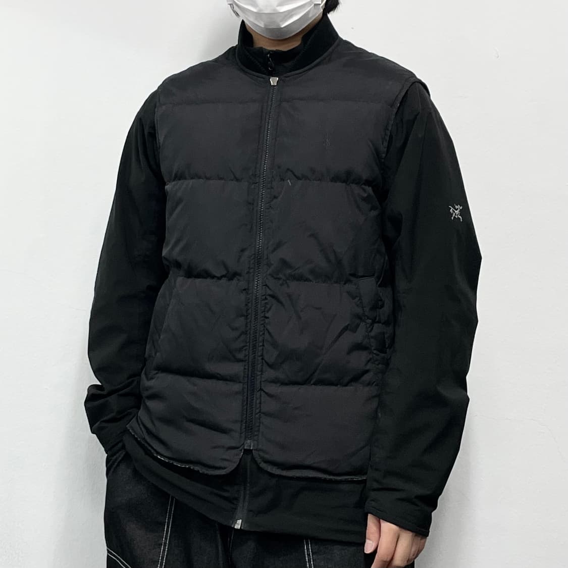 M(XL) 입생로랑 리버시블 베스트 폴리쉘 점퍼자켓 상품이미지5