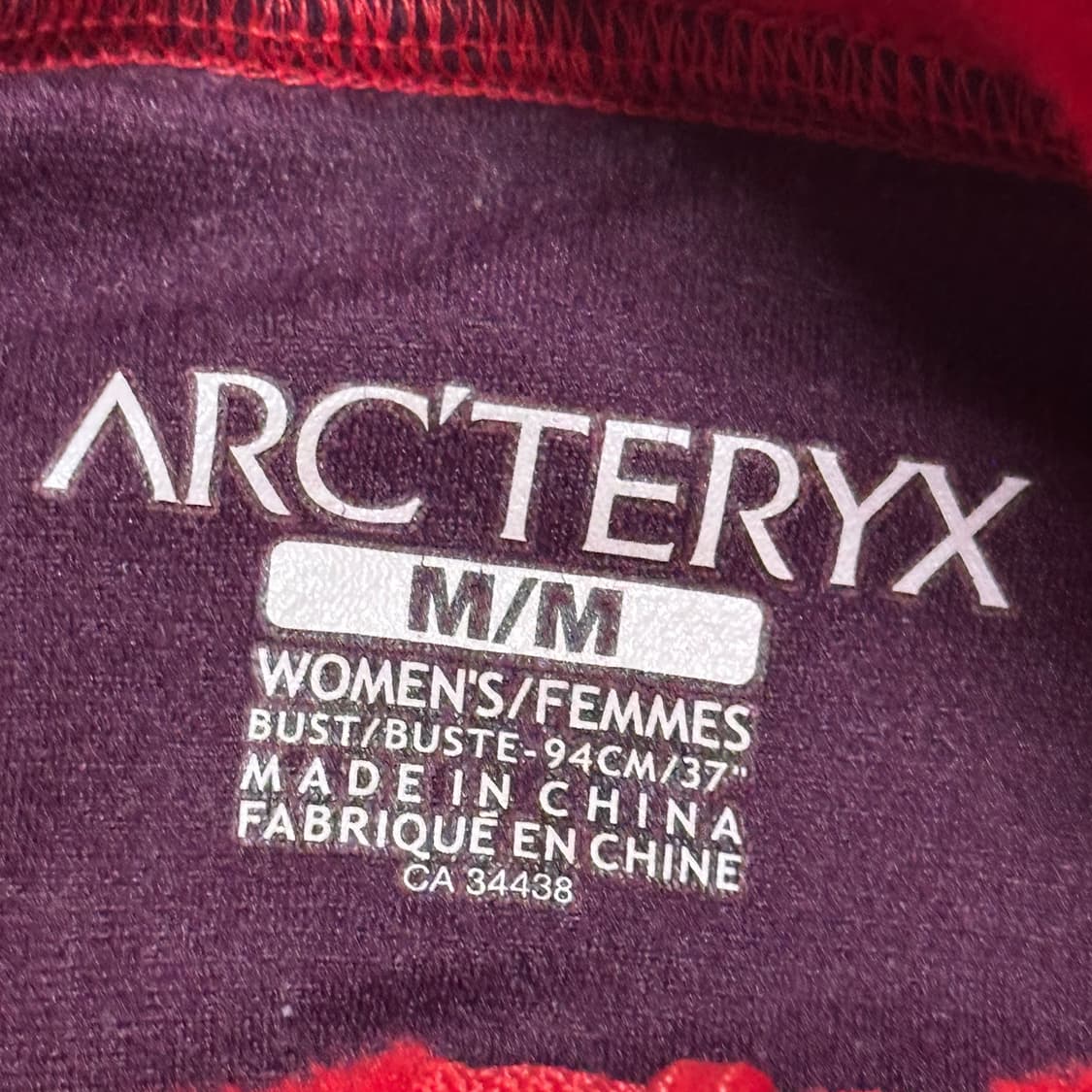 M 아크테릭스 우먼즈 레드 후드 플리스 상품이미지4