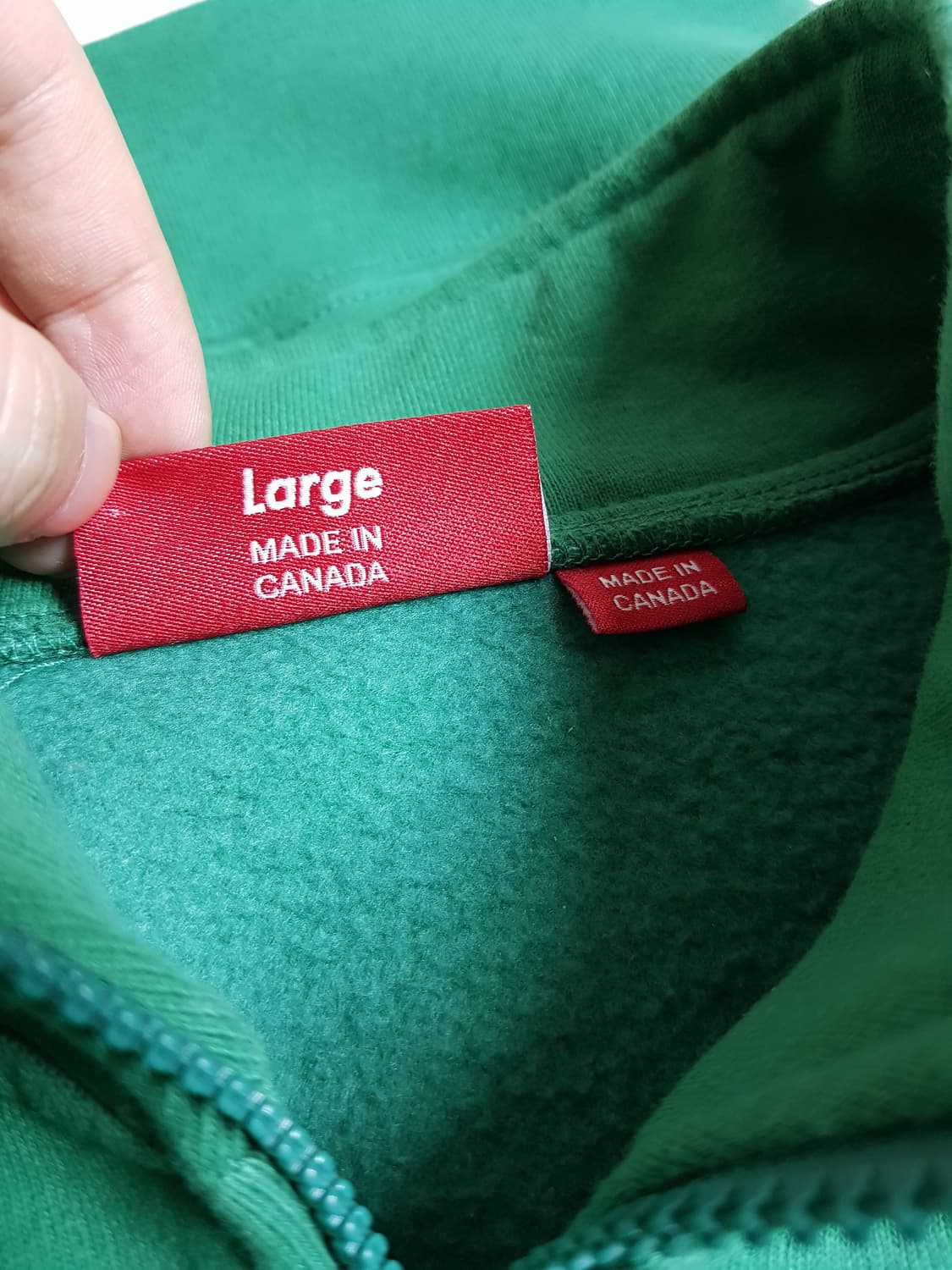 슈프림 컬리지에이트 하프 집 풀오버 맨투맨 라이트 파인 24FW 상품이미지7