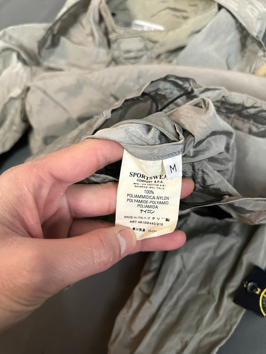 스톤아일랜드 메탈 자켓 M(90-95) 정품 상품이미지6