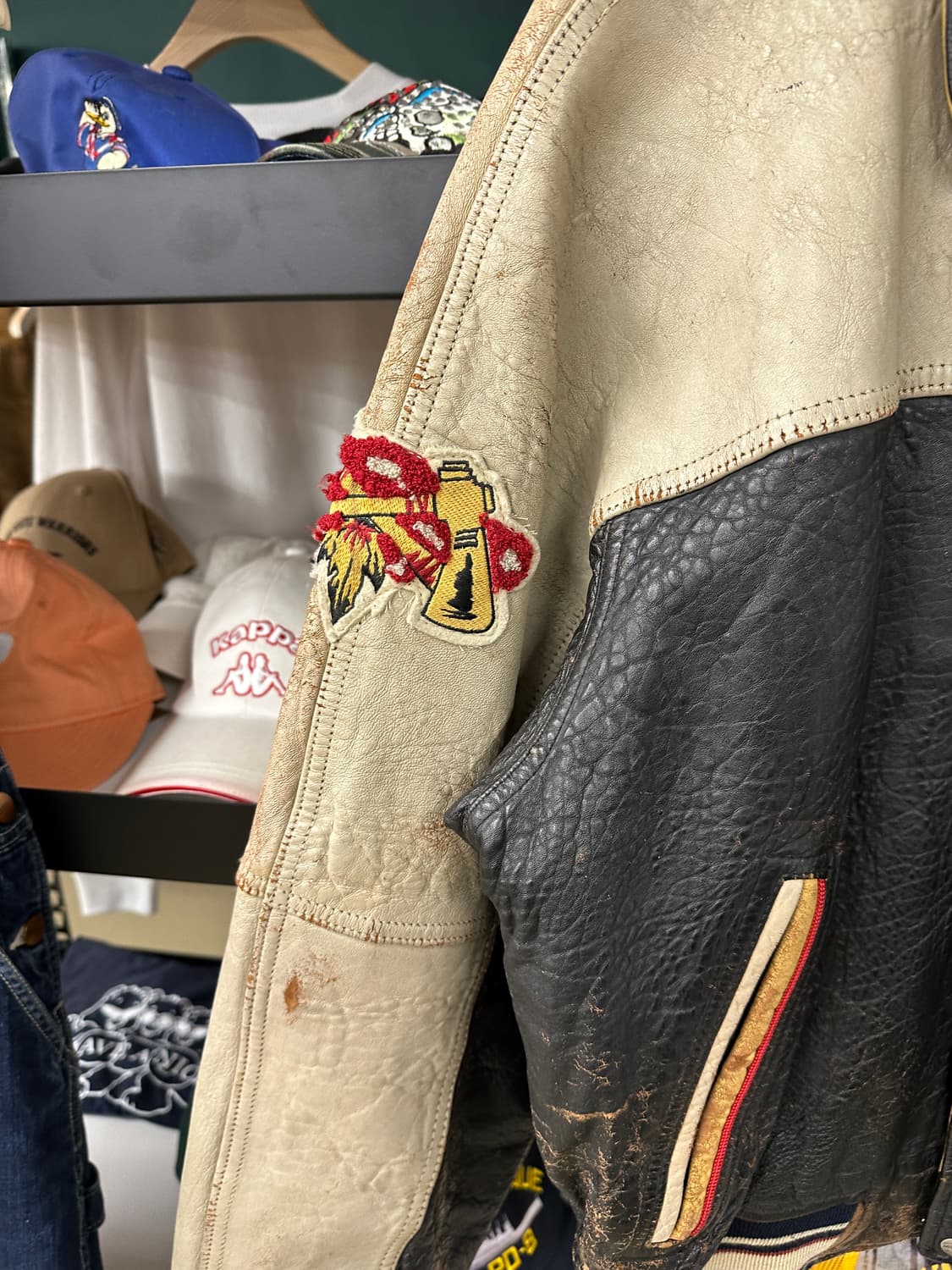 AVIREX) Sioux Chief 바시티 자켓 M 상품이미지2